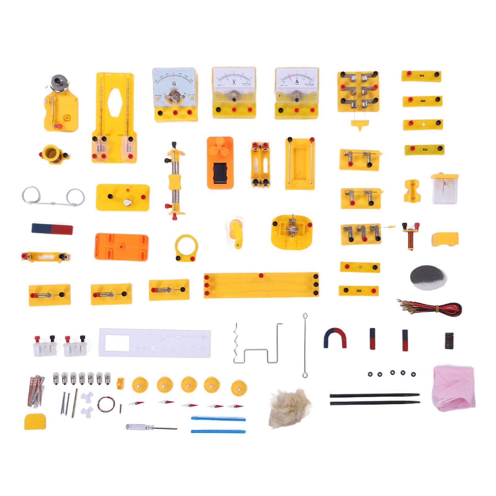 

Electromagnetism Experiment Box Physics Electricity Circuit and Magnetism Exploration Learning Kit for High School