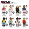 Fußballspieler Bausteine Figur Kinder Montagespielzeug Sportler Modell KT1081 Sammlerstück 8 STK