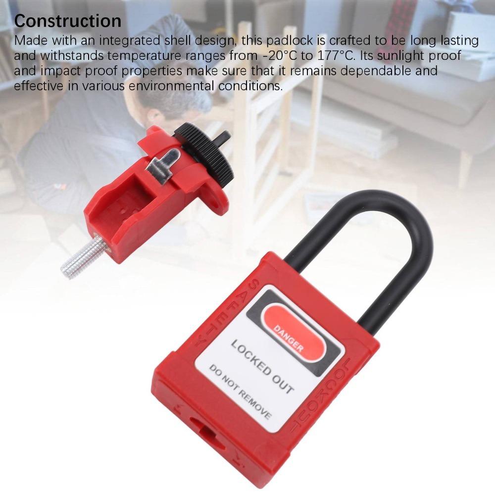 Insulated Circuit Breaker Lockout Device Anti Loss Electrical Lockout Tagout Kit  Valve Equipment