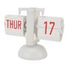 Flip Desk Clock 12 Hours Vintage Minimalist Digital Display Battery Operated Automatic Mechanical