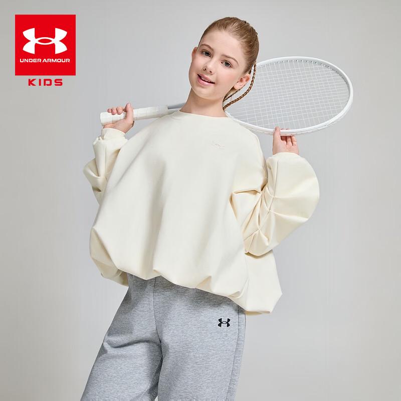 Under Armour Girls' Loose Fit Crewneck Sweatshirt