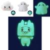 Animation Kawaii Lankybox Luminous Plush Toy Fox Square Box Stone Soft Filled**