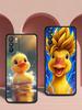 Cartoon Duck Phone Case For Oppo Reno 13 12 11 10 7 F Find X5 X6 A98 A80 A79 A78 A57 A54 A31 A17 Pro 5G Soft TPU Cover Funda Bag