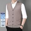 Pierre Cardin Men's V-Neck Knitted Sweater Vest