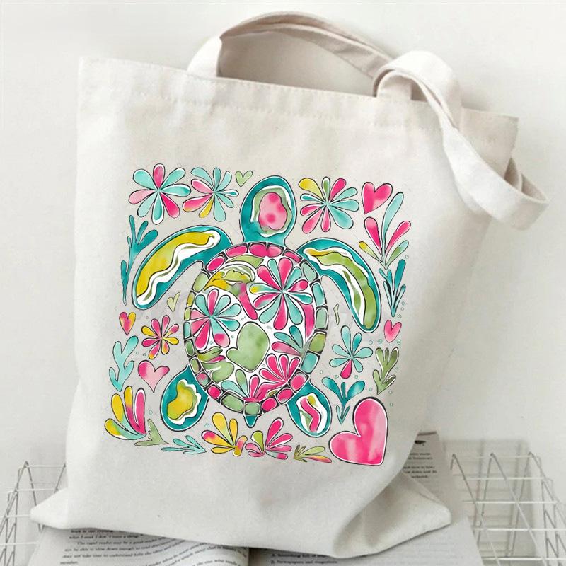 Ocean Animal Trend Shoulder Bag Daily Versatile Commuter Student Tutoring Bag