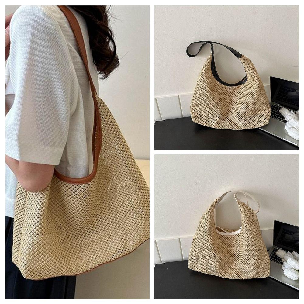 

Bohemian Style Raffia Bag Handmade Beach Handbags Fashion Weave Straw Bag Streetwear