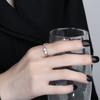 ANENJERY Double Layer Ring Simulated Pearl Ring For Women Engagement Female Jewelry Accessories S-R1188