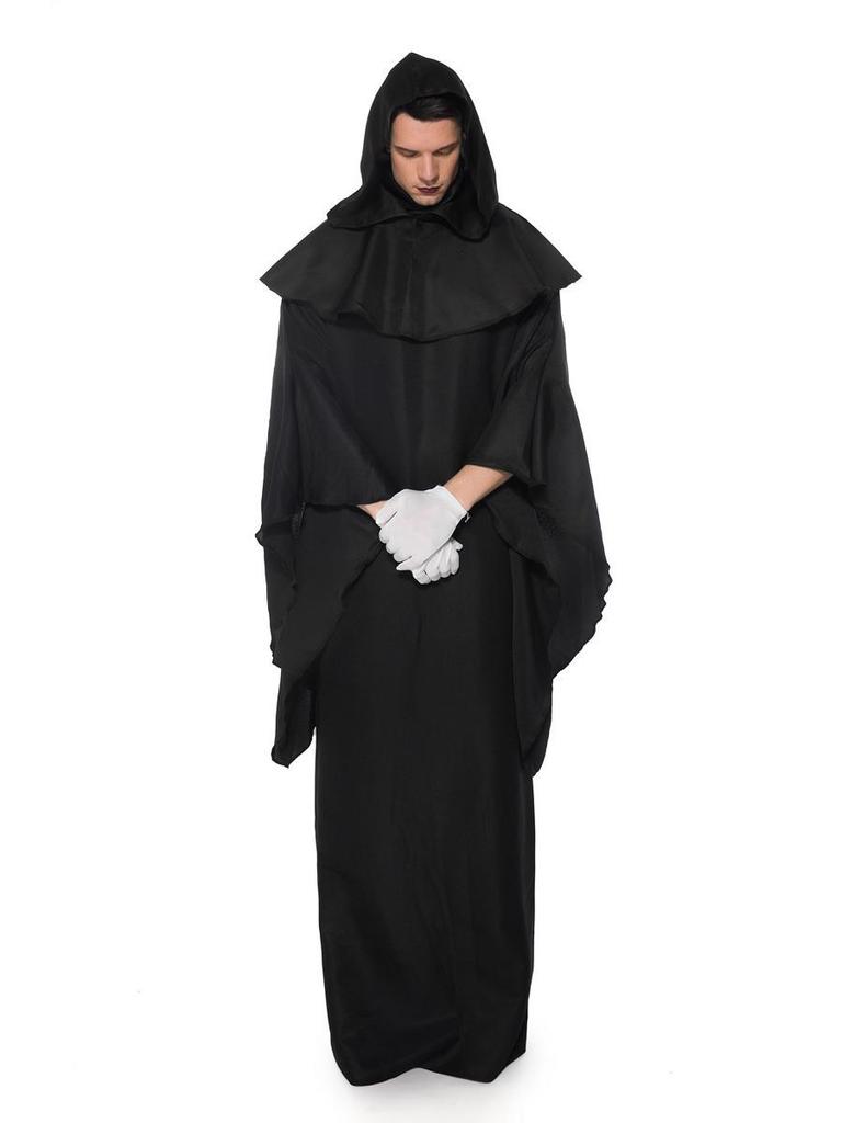 Halloween Dark Spirit Long Robe Devil Costume for Stage Performance