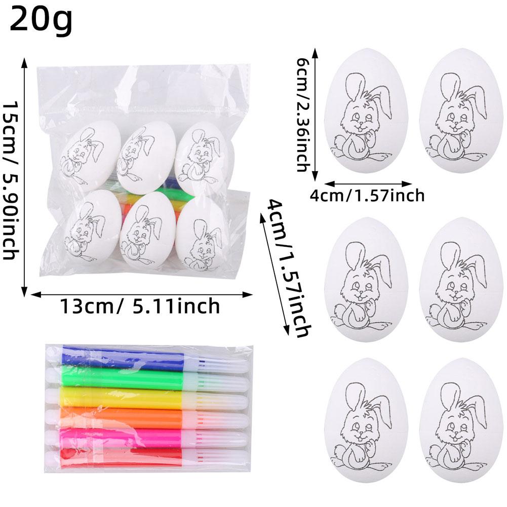 Easter Eggs Painting Kit for DIY Design for Girls and Boys Paintable Eggs with Doodle Kit DIY Easter for Easter Decoration