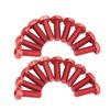 M5 Motorcycle    S Nuts Gaskets Set Aluminum Alloy Rubber Replacement for  