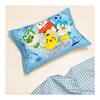 MORIPiLO Children's Pillow Low Pokemon Pikachu Sports Time Blue Approx. 28x39cm Skin-friendly 100% Cotton Fabric Washable with Cover Stuffed Toy