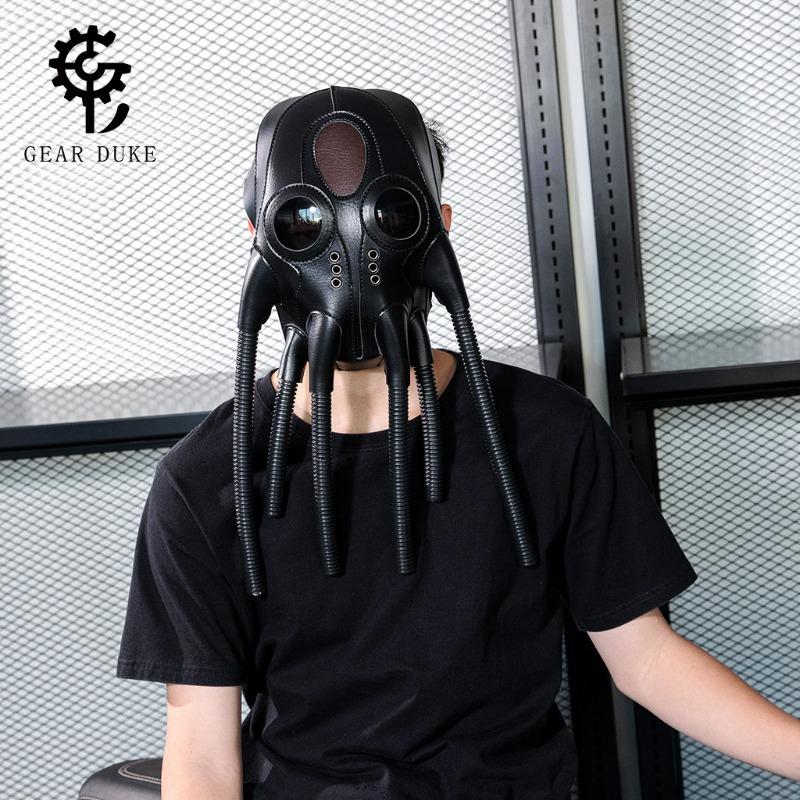 Plague Doctor Gas Mask PU Leather