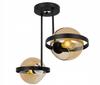 MODERN HONEY GLASS RING HANGING LAMP
