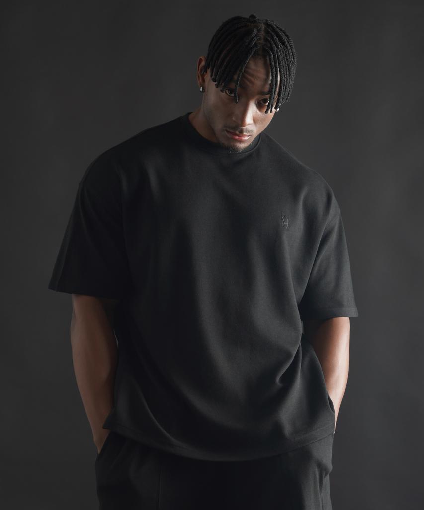 PHERMENON Essential Oversized Short Sleeve - Black