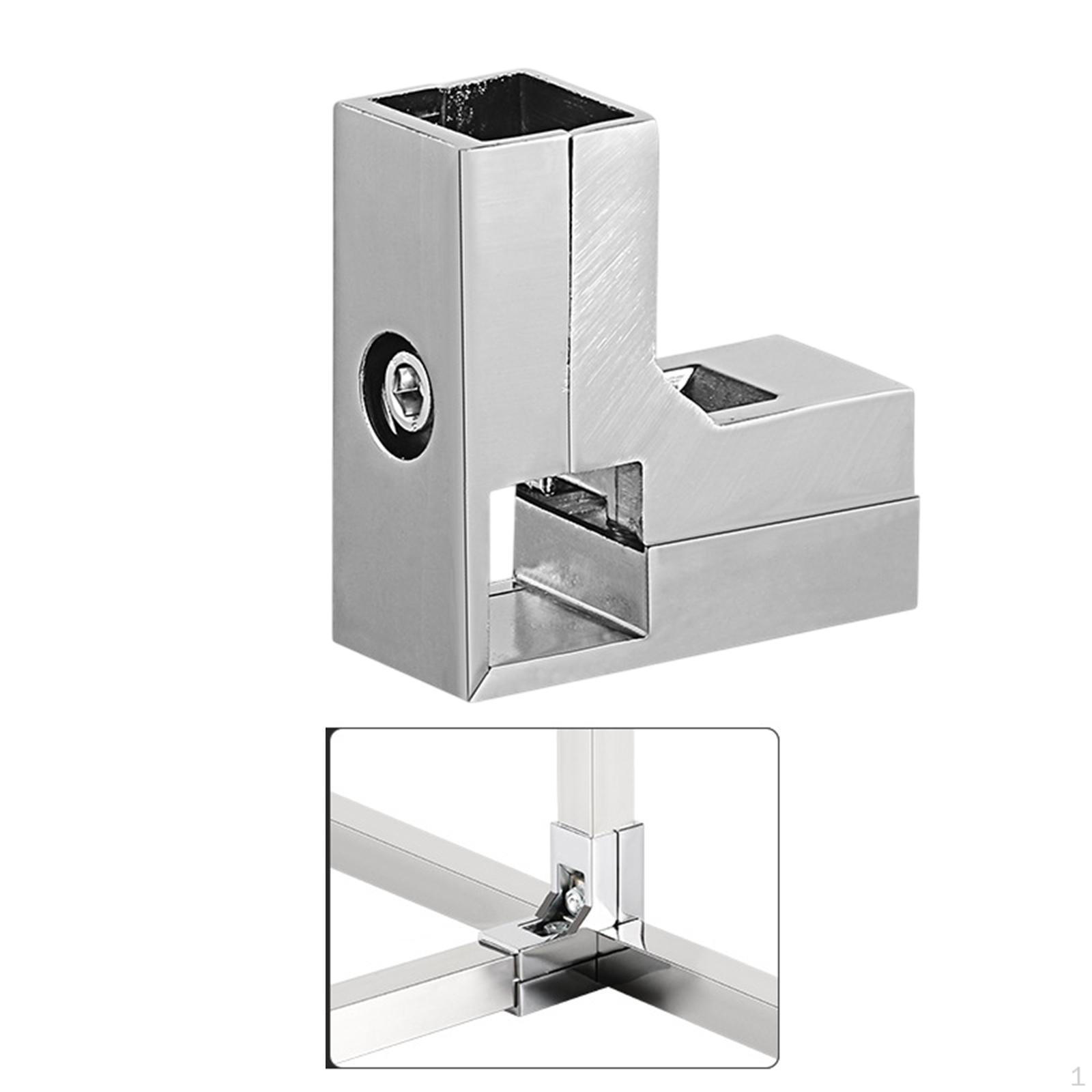 

Соединитель для квадратных труб из алюминиевого сплава 1 X 1 с болтами в комплекте для сборки стенда Silvery L Shape