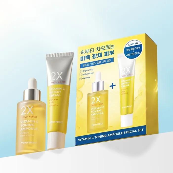 2X Vitamin C Toning Ampoule Special Set Ampoule 50ml, Cream 30ml