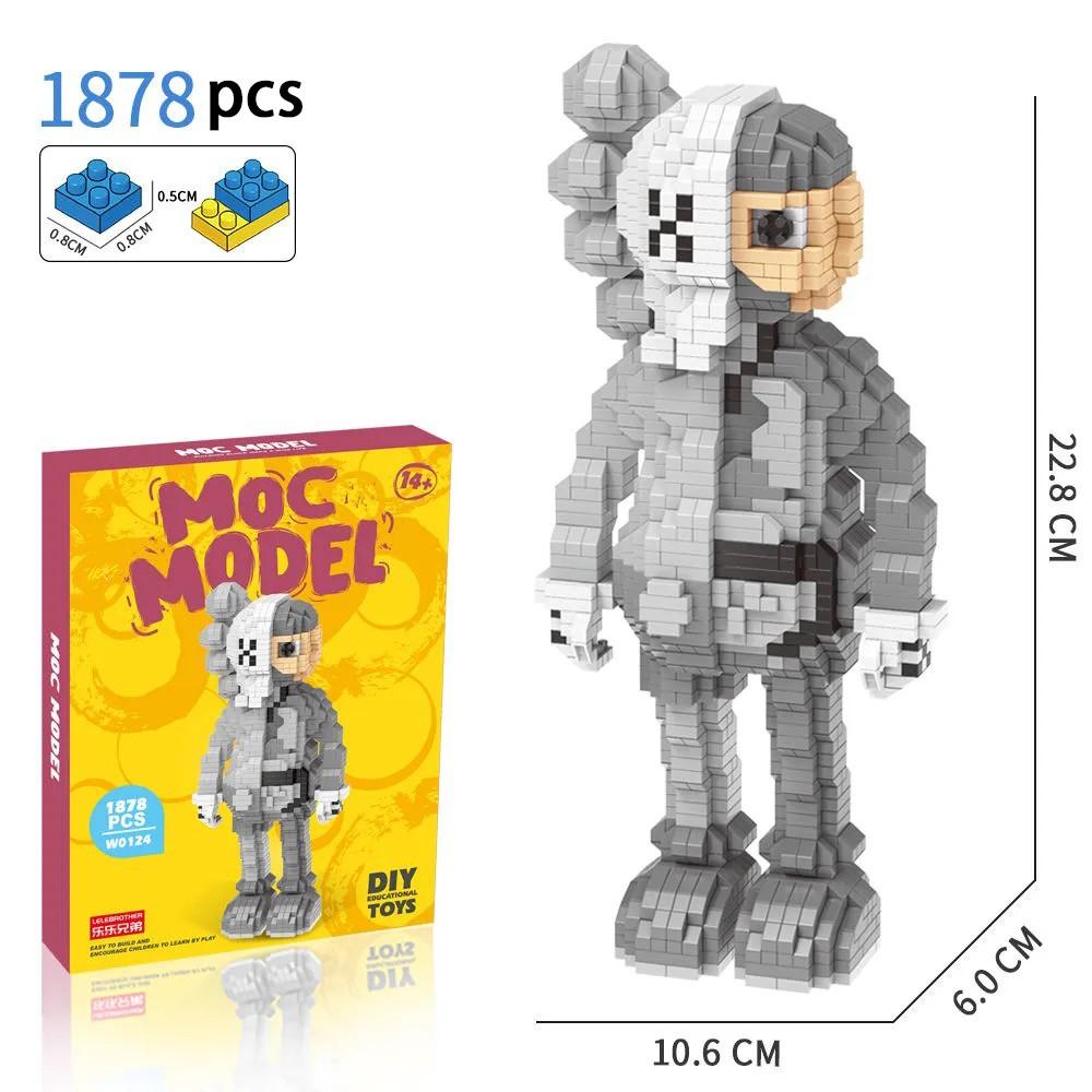 [Spot] micro diamond building blocks small particles assembled adult three-dimensional high difficulty cartoon model birthday gift toy set