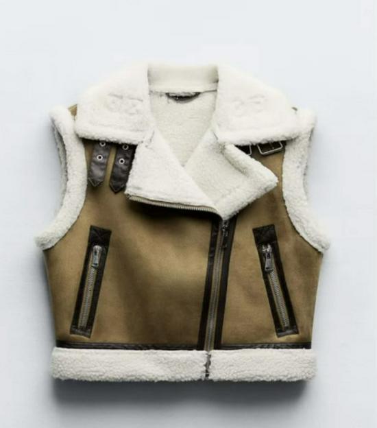 Y 2023 Automne/Hiver Veste zippée à revers en fourrure pour femmes européennes-américaines: Polyvalent & Décontracté