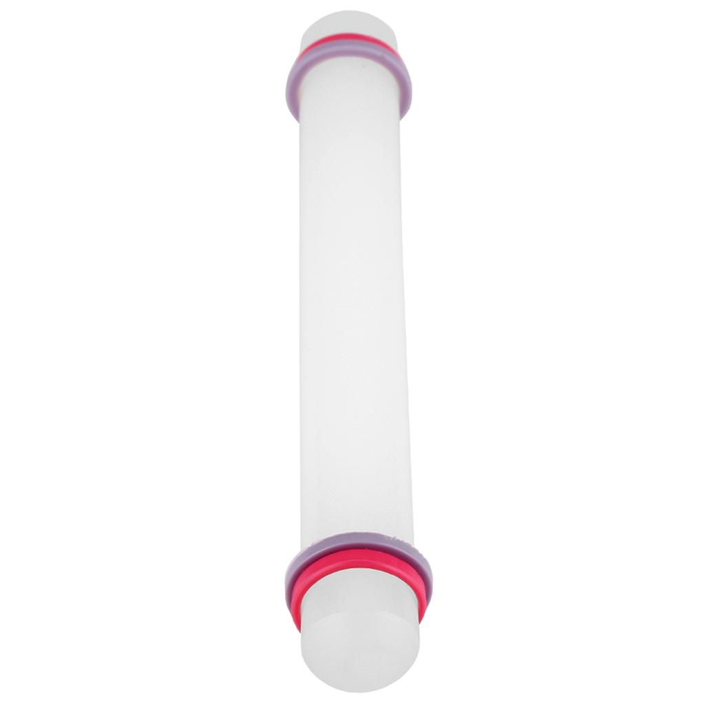 Plastic,Rolling Pin, Non Stick Kitchen Tool with Adaptable   circles for Fondant Cake, Pastry,