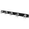 Rittal 5502.205 19 Inch Cable Management Strip 1 U Black