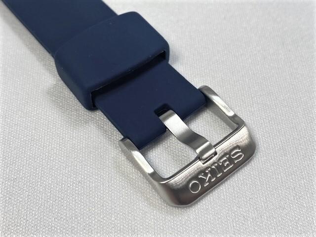 SEIKO R03V012J0 18mm Silicone for Band, Navy, SRPG75K1/SRPG85K1/4R36-09M0