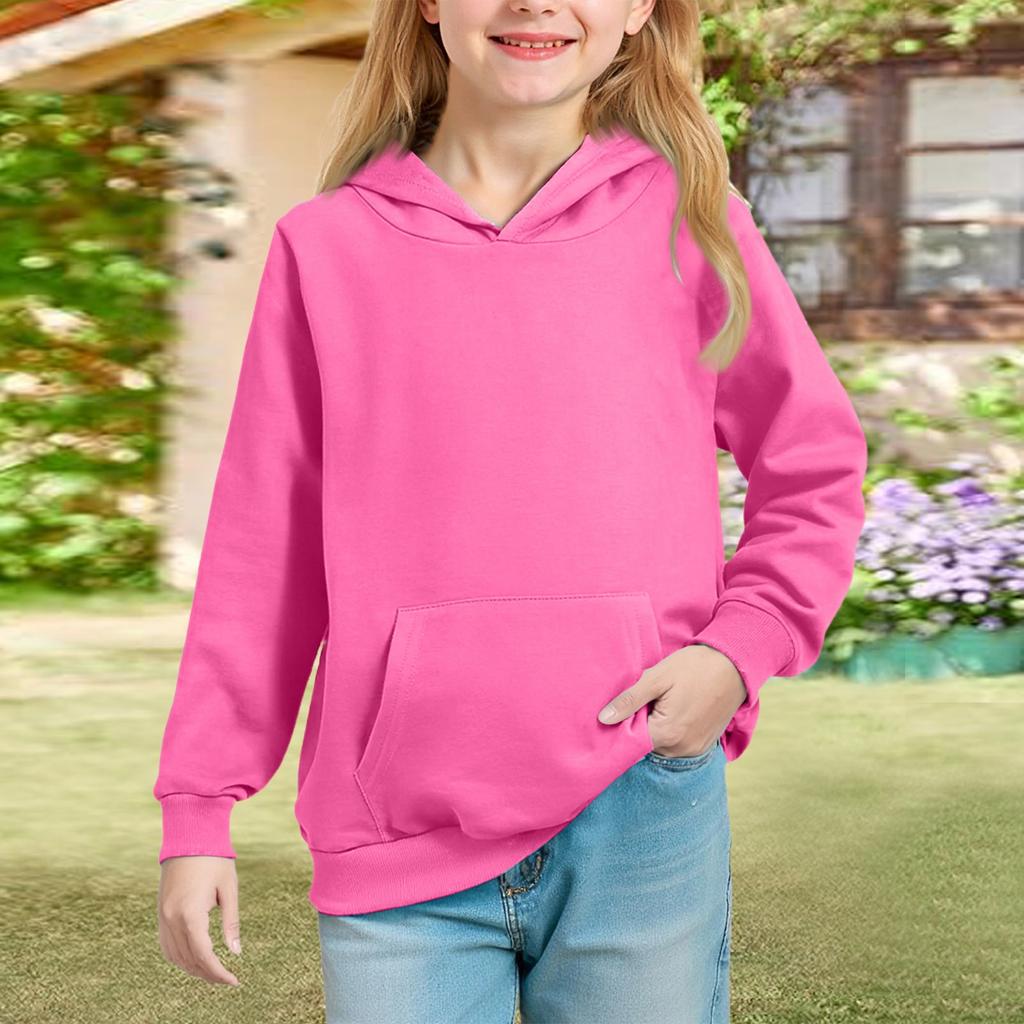 Solid hettegenser for store barn - Unisex genser