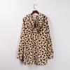 Fashion Women's Leopard Faux-Fur Fuzzy Warm Winter Oversized Outwear Long Coat