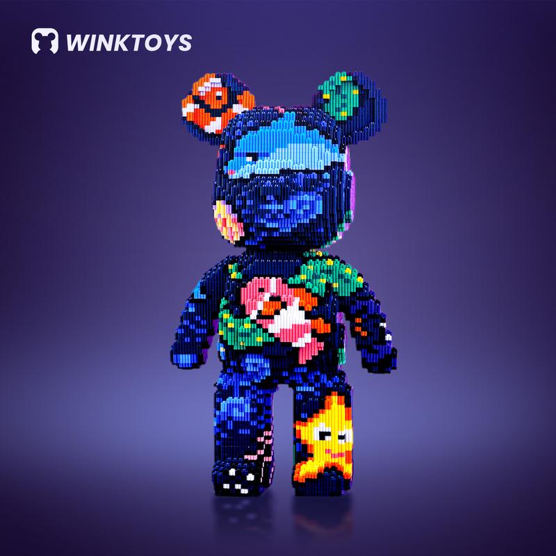 

[09]Underwater World Bear,Bear Building Block,Winktoys building block,Bear Toys,Birthday Gift,Educational,Boy,Girl,Trend Decoration,Cool Gifts Underwater World Bear