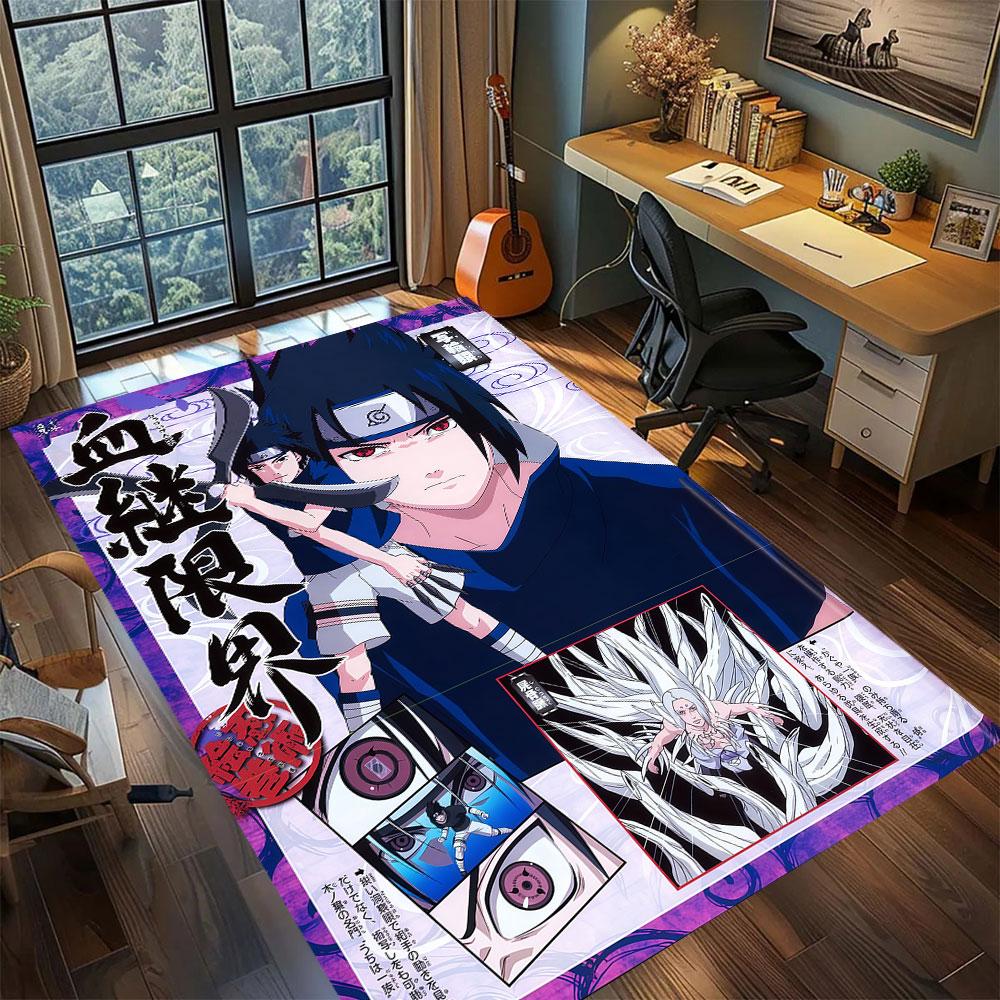 Naruto Anime Character Carpet for Living Room Bedroom Home Decor Cool Movie Mat Play Floor Mat