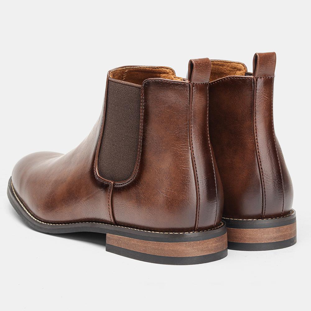 Boots Men Casual Brand Comfortable 2026 Fashion Boots Leather