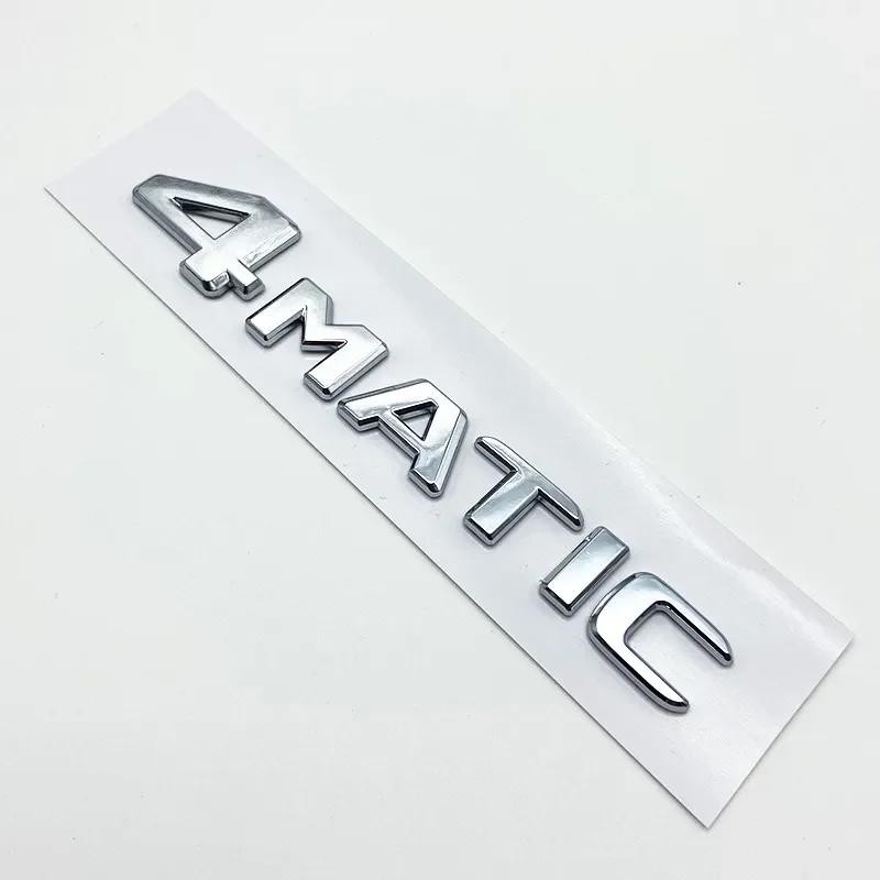 Per Mercedes Benz A B C E G S ML SL CL GLA CLA Classe AMG 4MATIC 4 MATIC Bagagliaio Cromo Nero Opaco Lettere Emblema Distintivo adesivo