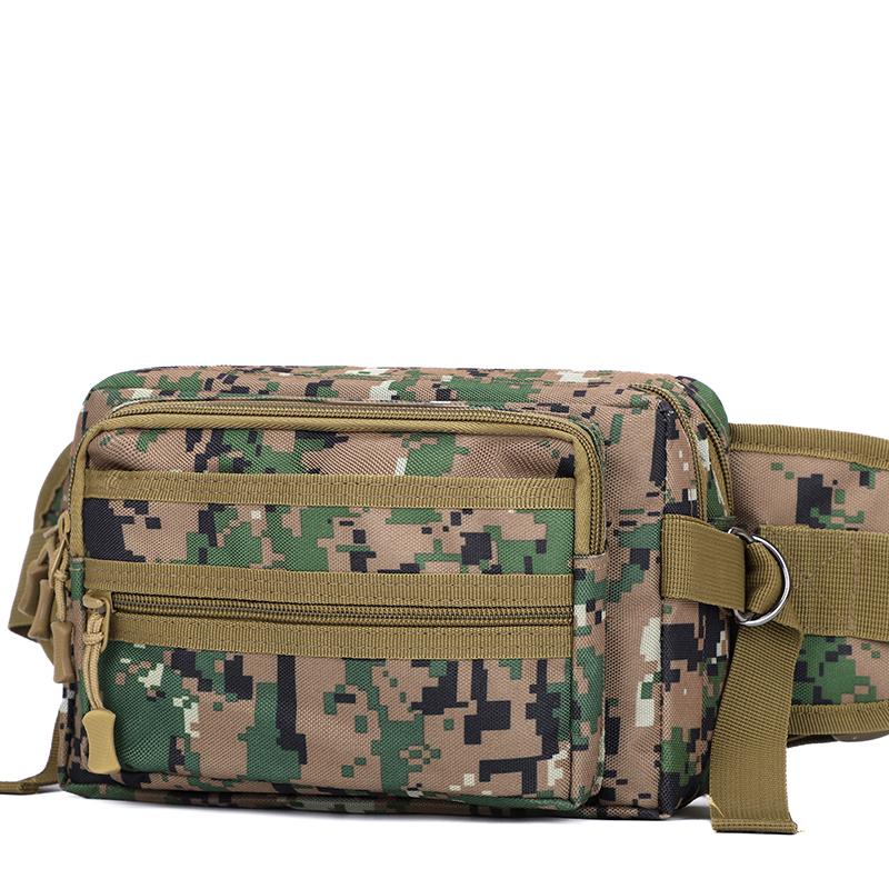 Multipurpose Handbag Men Tactical Messenger Bag Waterproof Civilian Camo Climbing Travel Waist Bag