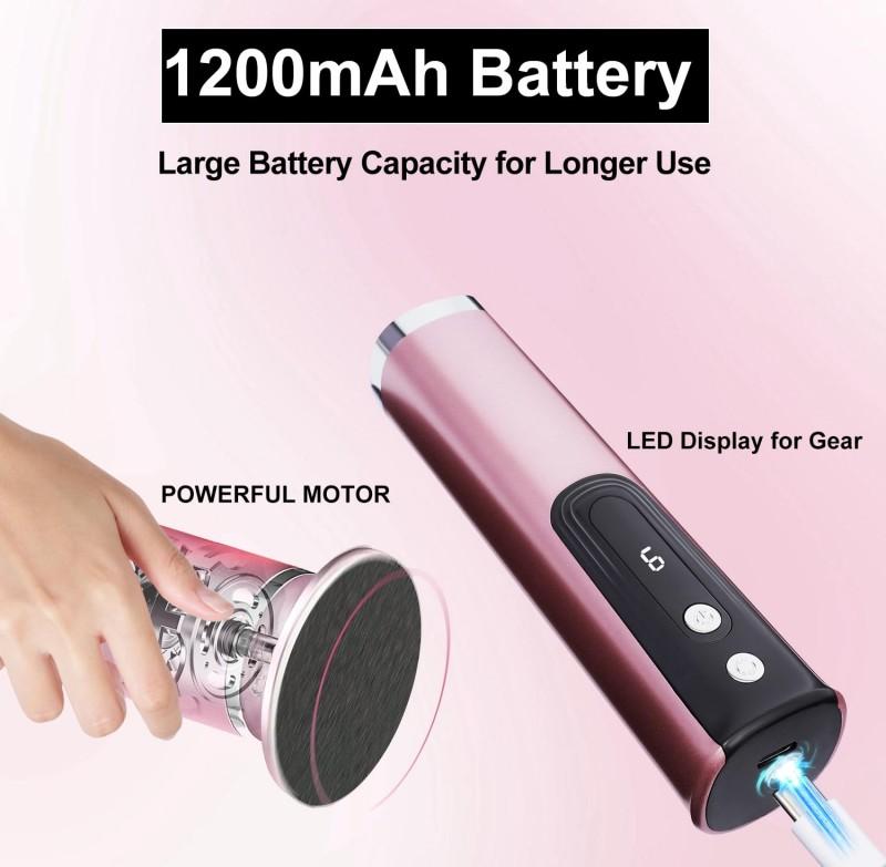Wireless Electric Foot Callus Remover Machine Rechargeable Pedicure Tool for Dead Skin And Cuticle Removal with Replacement Sand