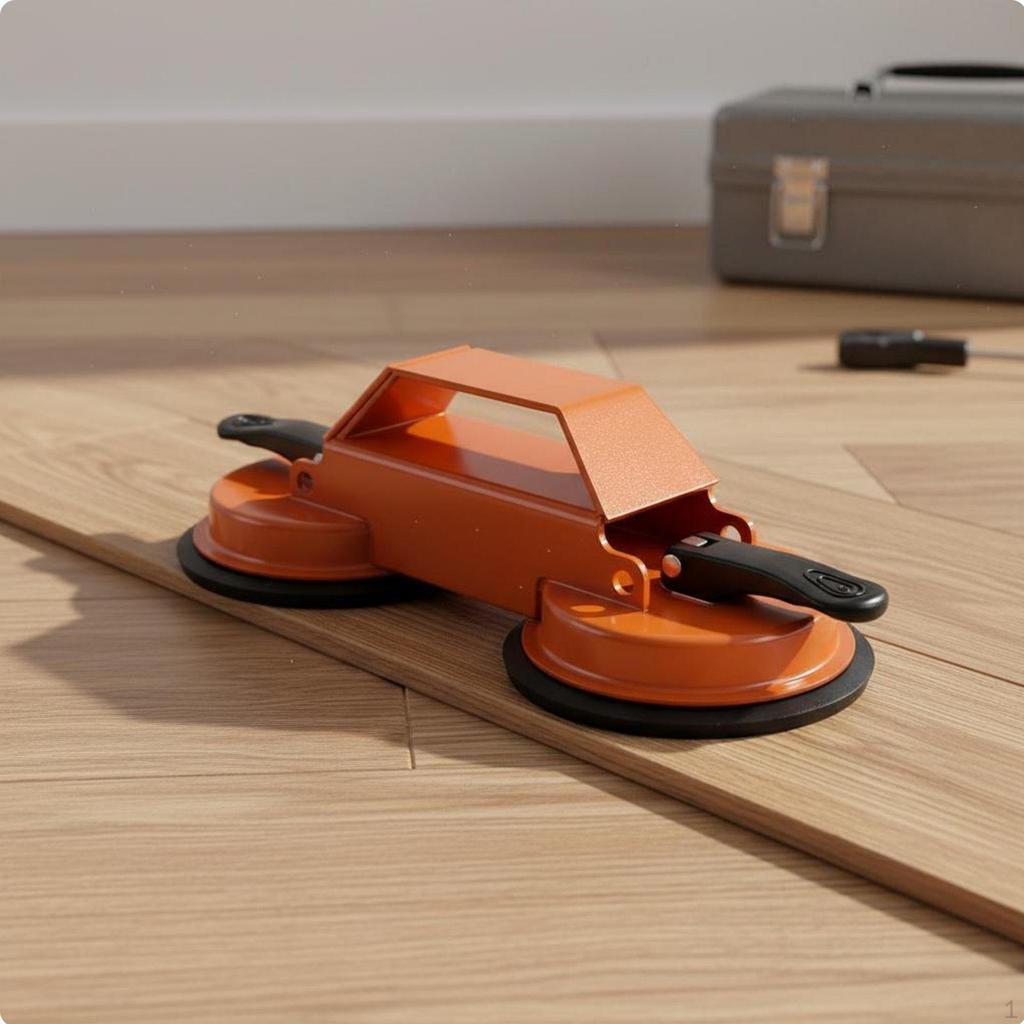 Wood Floor Seam Repair Tool HeavyDuty Double Suction Cup Puller for Flooring Installers, DIY