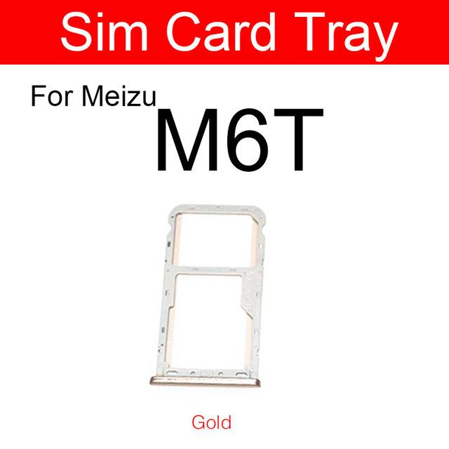 SIM-Karten-Slot-Fach-Halter für Meizu 15 16X M15 U10 U20 Pro 5 Pro 6 7 M6 M6T M6s SIM-Karten-Slot-Adapter Ersatz