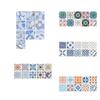 10pcs PVC Waterproof Tile Stickers For Kitchen And Bathroom Self Adhesive Wall Tiles 24 PCS