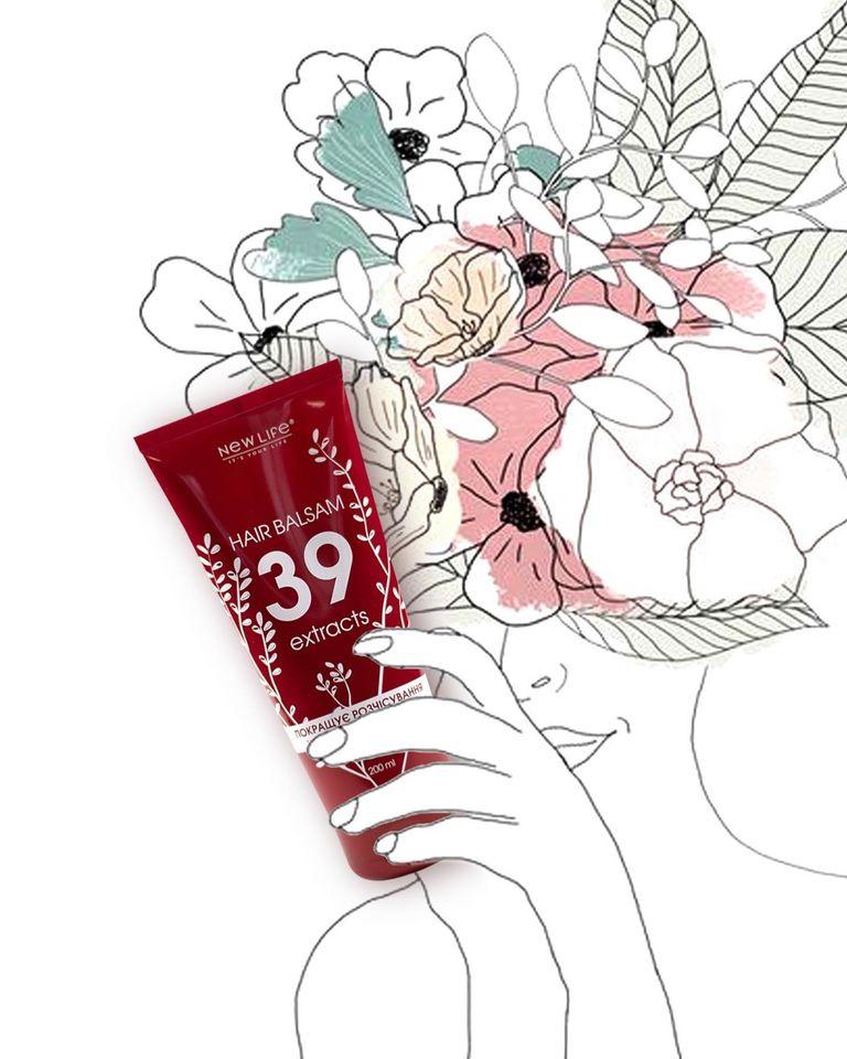 Hair Balm 39 Extracts New Life Health, Hair Restoration