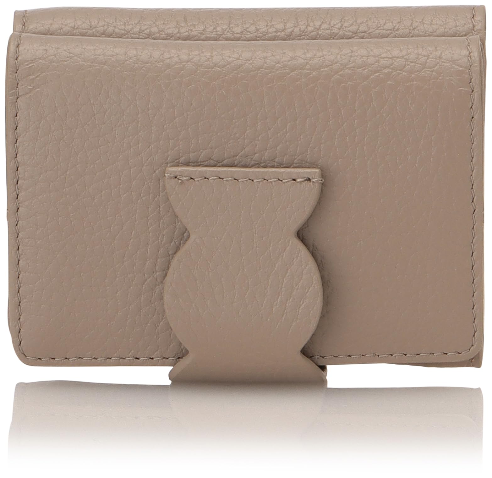 

Trifold Wallet Michikake Mini Wallet Gray Beige [Hazel] Women s