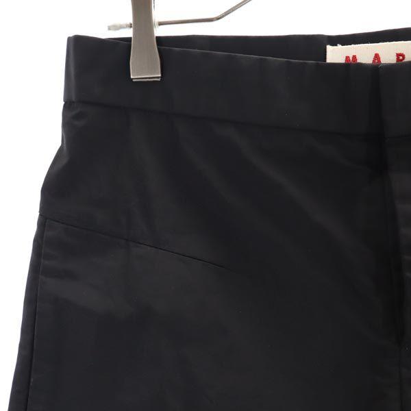 MARNI made in Italy Cropped pants 38 Black series Button fly Women Used
