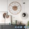 Wooden Wall Clock, Stylish, Quiet, Nordic Modern Design, Non-Radio Controlled, Continuous Second Hand, Long Battery Life, Slim Design, Cute, Round, Ca