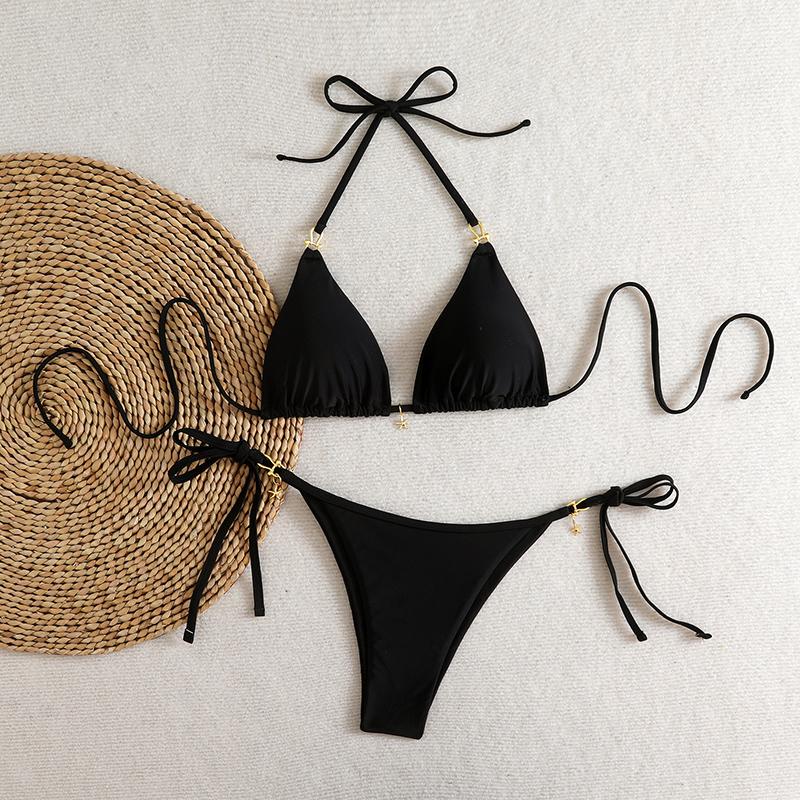 Sexy Triangle Micro Bikini 2026 Women's Swimsuit Beachwear Bathing Suit Woman Summer Thong Bikinis Set Two-piece Female Swimwear