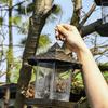 Plastik Vogel Futterstation Turmform Vogel Futtertablett Futterbehälter Außenbereich