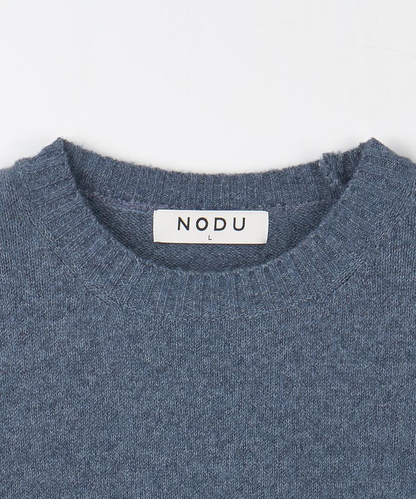 NODU Formal Basic Round Knit [Blue]