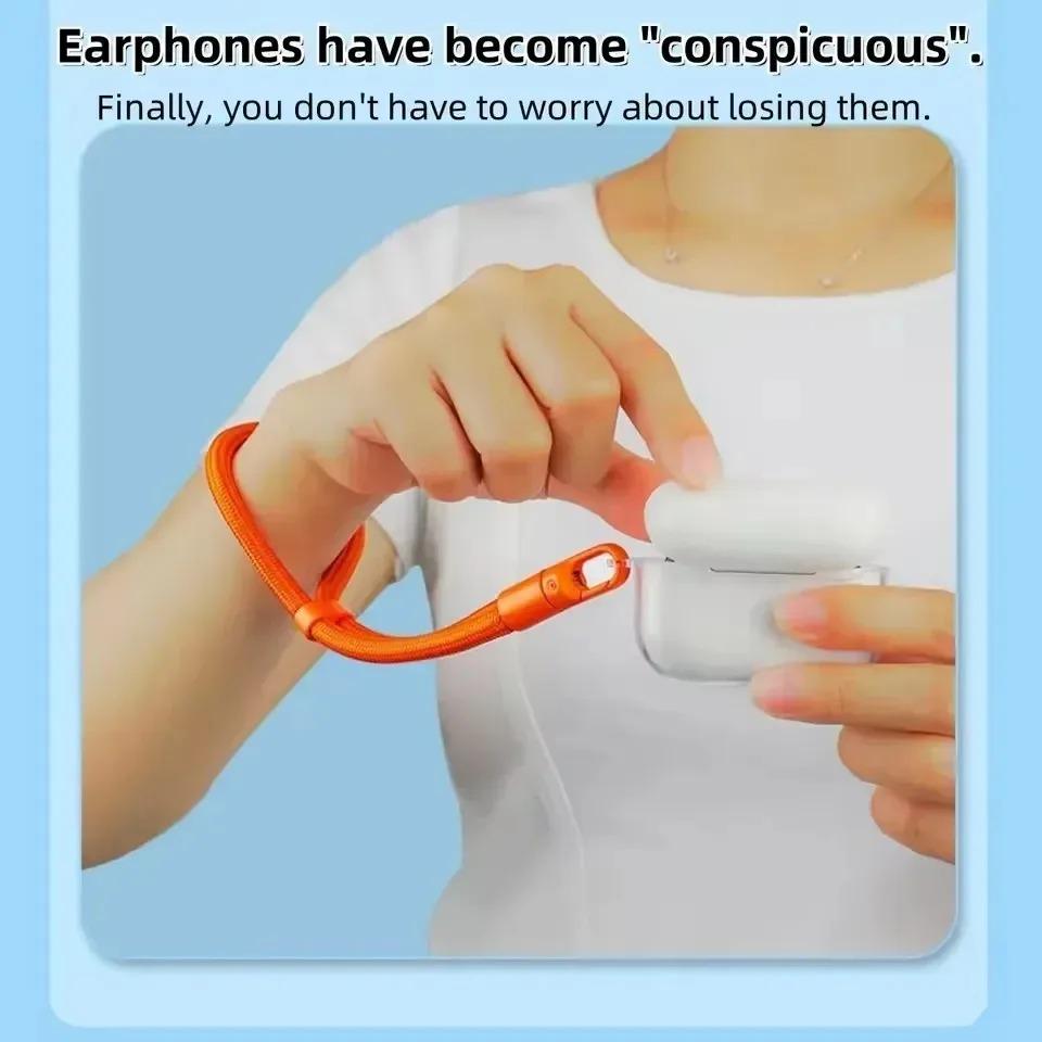 Universal Adjustable Self-Locking Anti-Loss Lanyard Short Wrist Strap for iPhone Samsung Durable Mobile Phone Strap