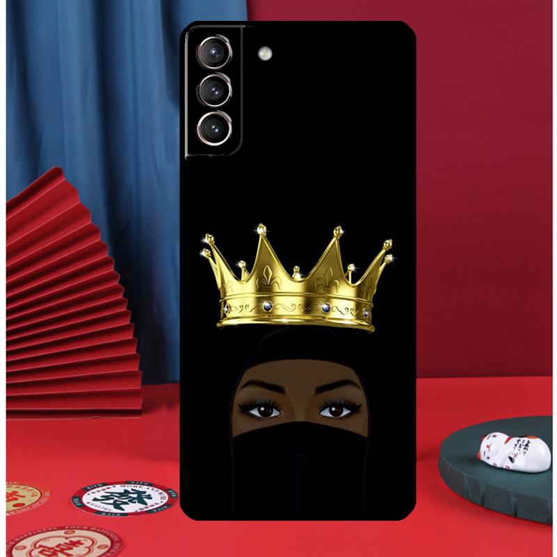 

Королева никаба Исламская мусульманка Чехол для телефона Для Samsung Galaxy S25 Ultra S9 S10 S20 S21 S22 Plus S23 FE S24 Ultra Задняя крышка Galaxy S24 FE