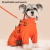 Regulable Dog Rain Jackets Snowproof Windproof Clothes Removable Dog Raincoats for Comfortable Dry Walks