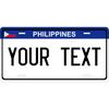 Custom Personalized Philippines Blue Tin Sign Waterproof Home Wall Decor