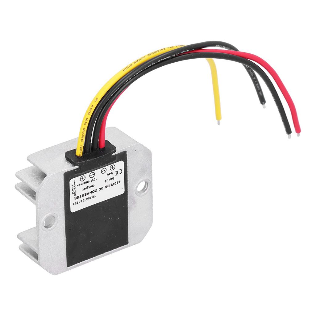 DCDC Converter 24V To 10A 120W Step-Down Waterproof Voltage Regulator Transformer Motors Car Porta Panel