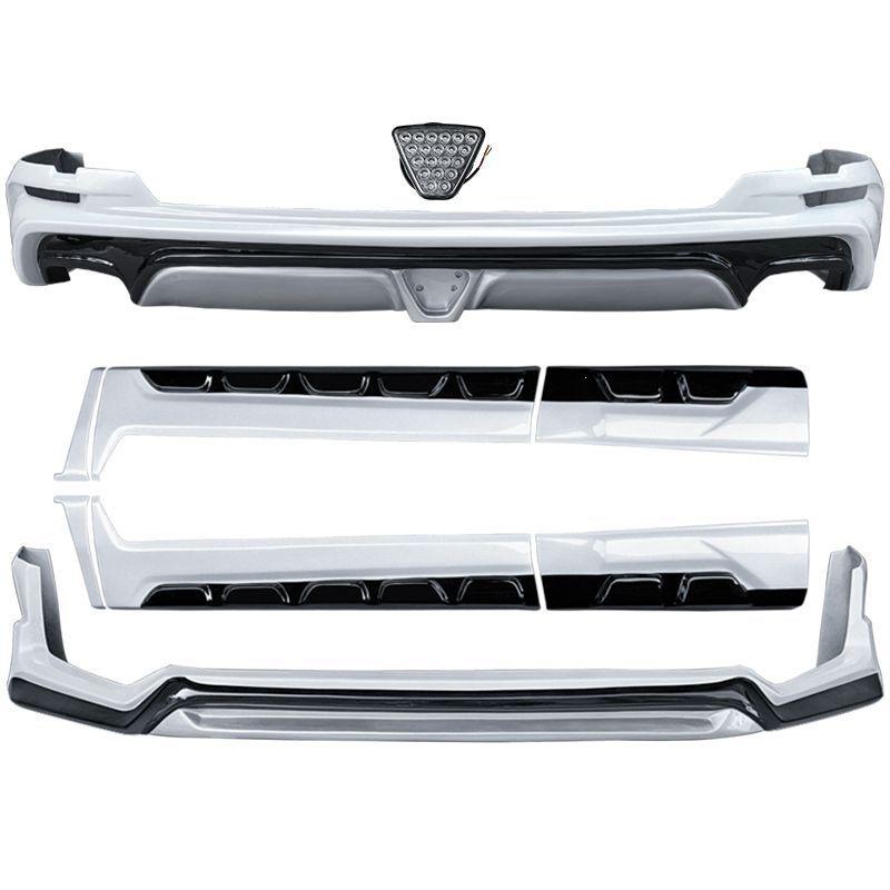 Black Warrior Kit: 21-22 CRV Sport Bumper, Side Skirts, Front Lip, Rear Bumper