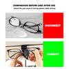 bib5 Carbon Car Eyeglass Holder Glasses Storage Clip Accessories For Volvo V40 V60 C30 C70 S60 S80 S90 XC40 XC60 XC70 XC90 T6